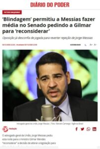 STF dominado pela extrema esquerda: Bessias, o antigo militante defendido por Dino para ocupar vaga no Supremo….