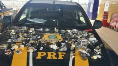 Homem é preso no interior do Maranhão com relógios de joalheria do Shopping Teresina