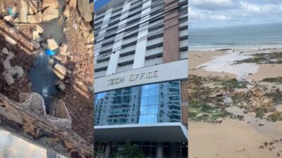 Despejo de esgoto no mar de São Luís é apurado por órgãos ambientais