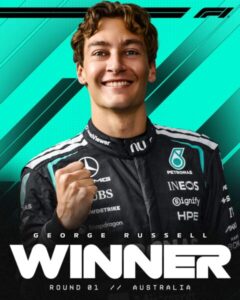 GP da Austrália: Russell segura Leclerc e vence em dobradinha da Mercedes; Bortoleto é 9º