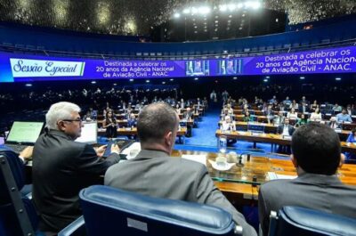 Senado celebra 20 anos da Agência Nacional de Aviação Civil