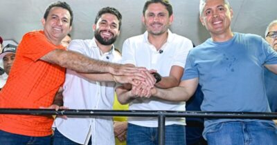 Juscelino Filho em fim de semana de agendas em Codó, Presidente Dutra e Lago da Pedra