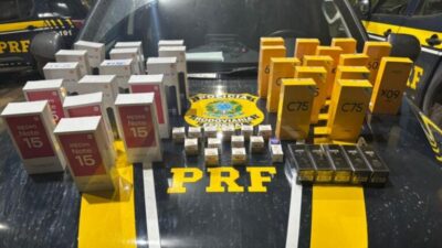 Homem é preso na BR-135 com carga irregular de celulares, canetas emagrecedoras e perfumes