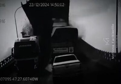 Vídeo mostra momento exato do desabamento da ponte em Estreito
