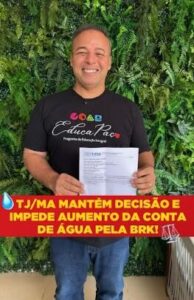 Fred Campos comemora decisão judicial que impede reajuste da BRK
