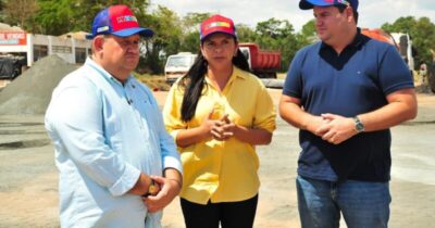 Deputados estaduais vistoriam obra de requalificação da MA-014