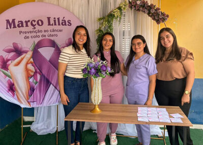 Posto I João Peres realiza ação do Março Lilás de prevenção ao câncer do colo do útero em Araioses
