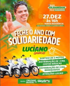 Ação Solidária de Luciano Genésio em Pinheiro