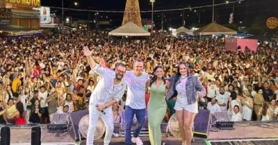 Réveillon promovido por Ricardo Arruda reúne multidão em Grajaú