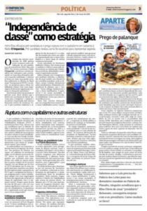 Prego de palanque | O Imparcial