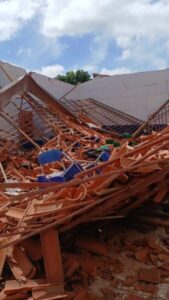 Chuva provoca desabamento de teto em escola na zona rural de Imperatriz