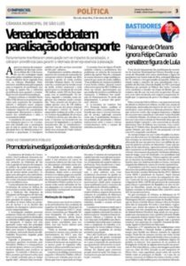 Palanque de Orleans ignora Felipe Camarão e enaltece figura de Lula