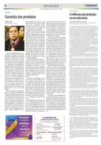 Garantia dos produtos