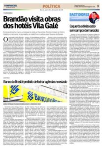 Esquerda e direita estão sem campos demarcados