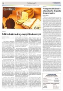 A responsabilidade e o Sanduíche de pasta de amendoim