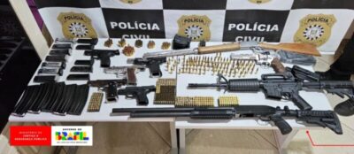 Operação Desarme apreende 595 armas e causa prejuízo de R$ 562 milhões ao crime