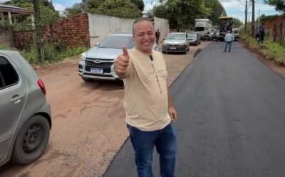 Fred Campos anuncia pavimentação completa de avenida com apoio do Estado