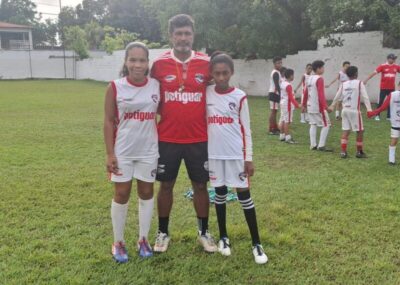 Futebol feminino ganha espaço na Escolinha de Futebol CTM