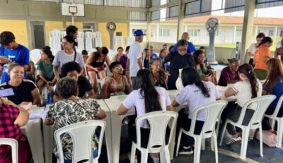 População da Liberdade recebe atendimentos sociais e de saúde em ação do Fonajus Itinerante