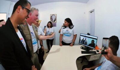 Judiciário inaugura Ponto de Inclusão Digital na Ilha dos Lençóis em Cururupu.