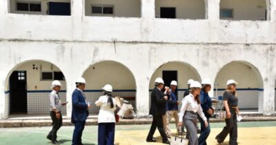 MPMA vistoria obras em escolas no Centro de São Luís