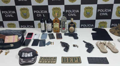 Cinco adolescentes são apreendidos após assalto violento a residência