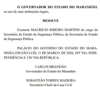 Afastado, Maurício Martins tem exoneração da SSP publicada