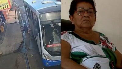 Idosa teme voltar a andar de ônibus após queda em São Luís e diz que motorista estava
