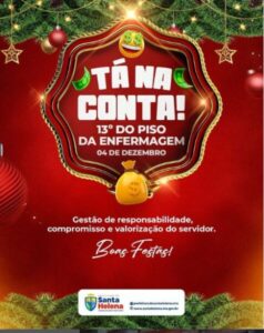 Prefeito Jãozinho Pavão garante o pagamento do 13º salário do Piso da Enfermagem