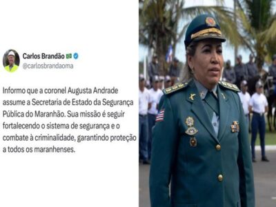 Brandão anuncia uma mulher para o cargo de Secretária da Segurança Pública do MA
