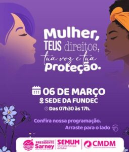 Mês da Mulher 2026: Celebração e Empoderamento em Presidente Sarney; confira a programação desta sexta (06)