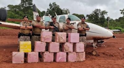 Suspeitos morrem em confronto e aeronave com 500 kg de pasta base é apreendida no Tocantins