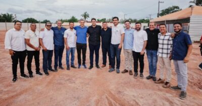 ORLEANS BRANDÃO VISTORIA OBRAS DE CONSTRUÇÃO DO NOVO TERMINAL RODOVIÁRIO DE ROSARIO