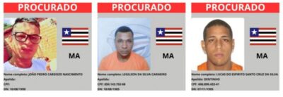 Oito mais procurados do país são maranhenses