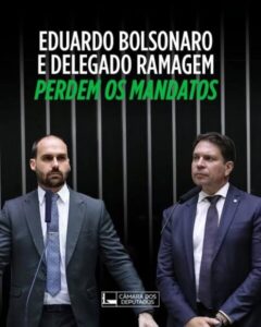Câmara cassa Eduardo Bolsonaro e Ramagem em decisão da Mesa Diretora