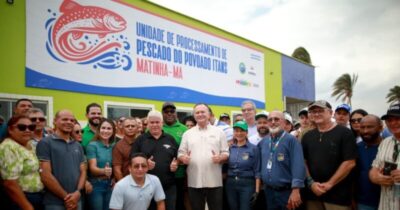 Governo do Estado inaugura fábrica de beneficiamento de pescados no município de Matinha