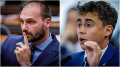 Após visitar Bolsonaro, Nikolas reage a Eduardo: “Não está bem”