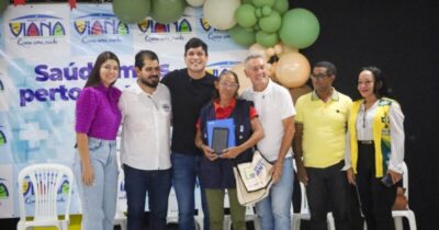 Governo entrega 157 tablets e kits de fardamento a agentes comunitários de saúde e distribui 299 óculos em Viana