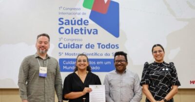 Comunicação em saúde é destaque durante congresso e marca lançamento da Política de Comunicação da SES