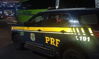 Ônibus clandestino com destino ao Maranhão é flagrado pela PRF na BR-153