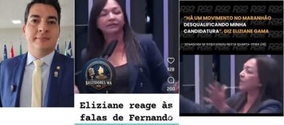 ‘Rejeitada’ – Fernando descarta Eliziane na chapa Braide; senadora se diz vítima de misoginia… – Blog do Varão