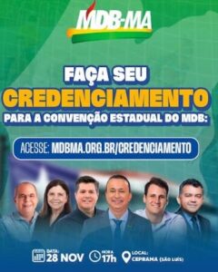 MDB reunirá milhares de líderes políticos em convenção estadual
