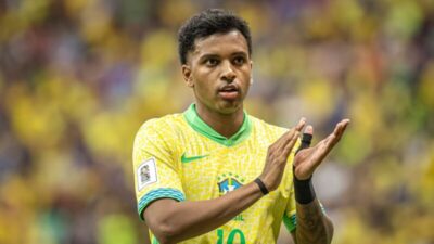 Rodrygo rompe ligamento do joelho e está fora da Copa do Mundo