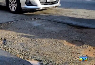 Buracos em via da Cohama elevam risco de acidentes e levam motoristas à contramão