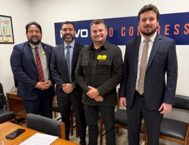 Nonato Sampaio se filia ao NOVO em Brasília e confirma pré-candidatura a deputado federal