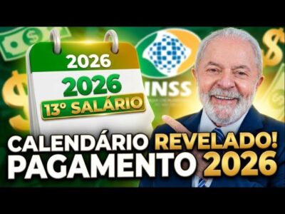 Lula antecipa pagamento do 13° salário dos aposentados e pensionistas do INSS para os meses de abril e maio de 2026