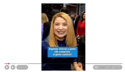 VÍDEO: A trilha sonora escolhida por Iracema Vale para comemorar a vitória de 10 a 0 sobre Othelino…