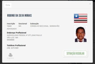 SUITS DO MARANHÃO: Advogado estaria atuando mas sem ter passado no Exame da Ordem