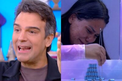 Tadeu Schmidt se revolta durante Prova do Anjo no BBB 26: “Demoníaca”