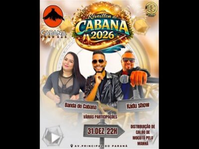 Kadu Show e Banda do Cabana embalam a virada no Réveillon do Cabana 2026
